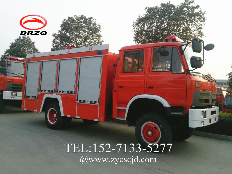 從側(cè)面看森林消防車和普通消防車沒有區(qū)別 從側(cè)面看森林消防車和普通消防車沒有區(qū)別